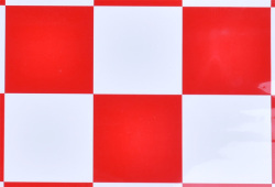 ＫＫフィルム 5x5 チェッカー（ホワイト+レッド）