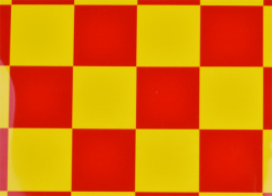ＫＫフィルム 2x2 チェッカー（レッド+イエロー）
