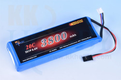 KK HOBBY】 バランス充電端子付 受信機用LiFeバッテリー KKHOBBY 6.6V