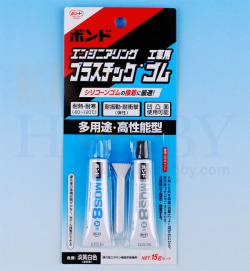 KK HOBBY 】 ボンド 高強度エポキシ MOS8 （15gセット） 弾力性
