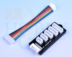 フルーツパラダイス2 セル&メイン基盤 KK HOBBY 】 FUSE JST-XHタイプバランス端子ボード（2-6セル用