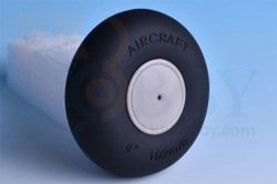 プラスチックハブバルーンタイヤ 4インチ（102mm）