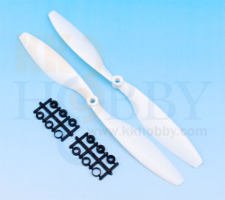 GENFAN　プロペラ1045（正・逆ピッチセット）：ホワイト