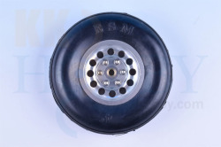 ラバーアルミハブホイール 4インチ（106mm）