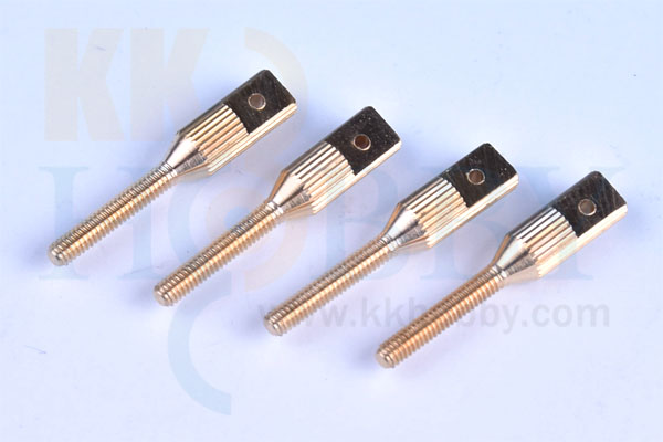 銅色ワイヤーターミナル（M2xL19mm）