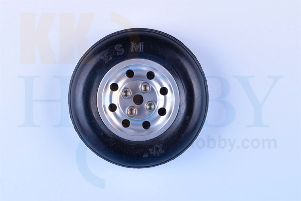 ラバーアルミハブホイール 2.5インチ（67mm）