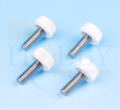 ポリカーボネード+ステンレスつまみねじ（M4x12mm）  ４個入