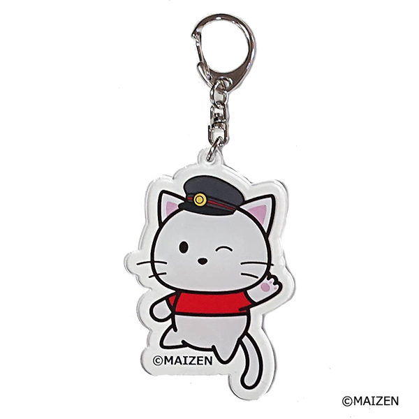 まいぜんシスターズ　アクリルキーホルダーキャリーちゃん（駅員）