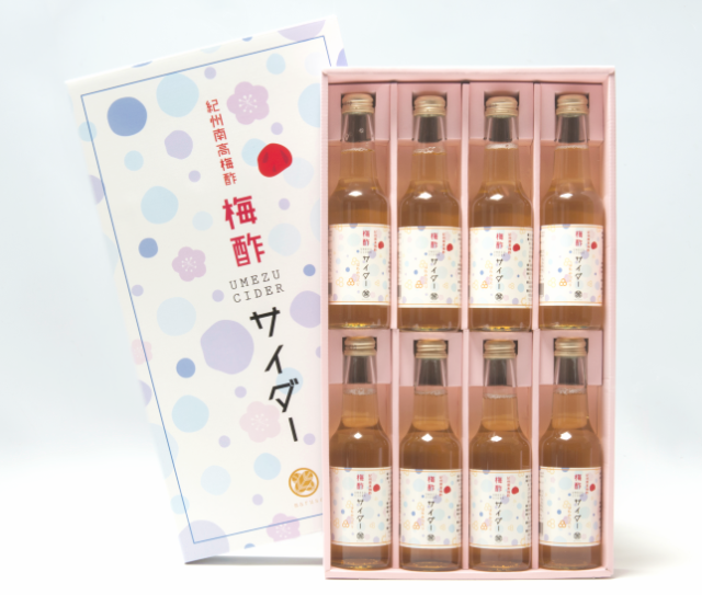 のどごしスッキリ 爽やかな和歌山県のご当地サイダー 梅酢サイダー はちみつ入り 250ｍｌ 8本 箱入