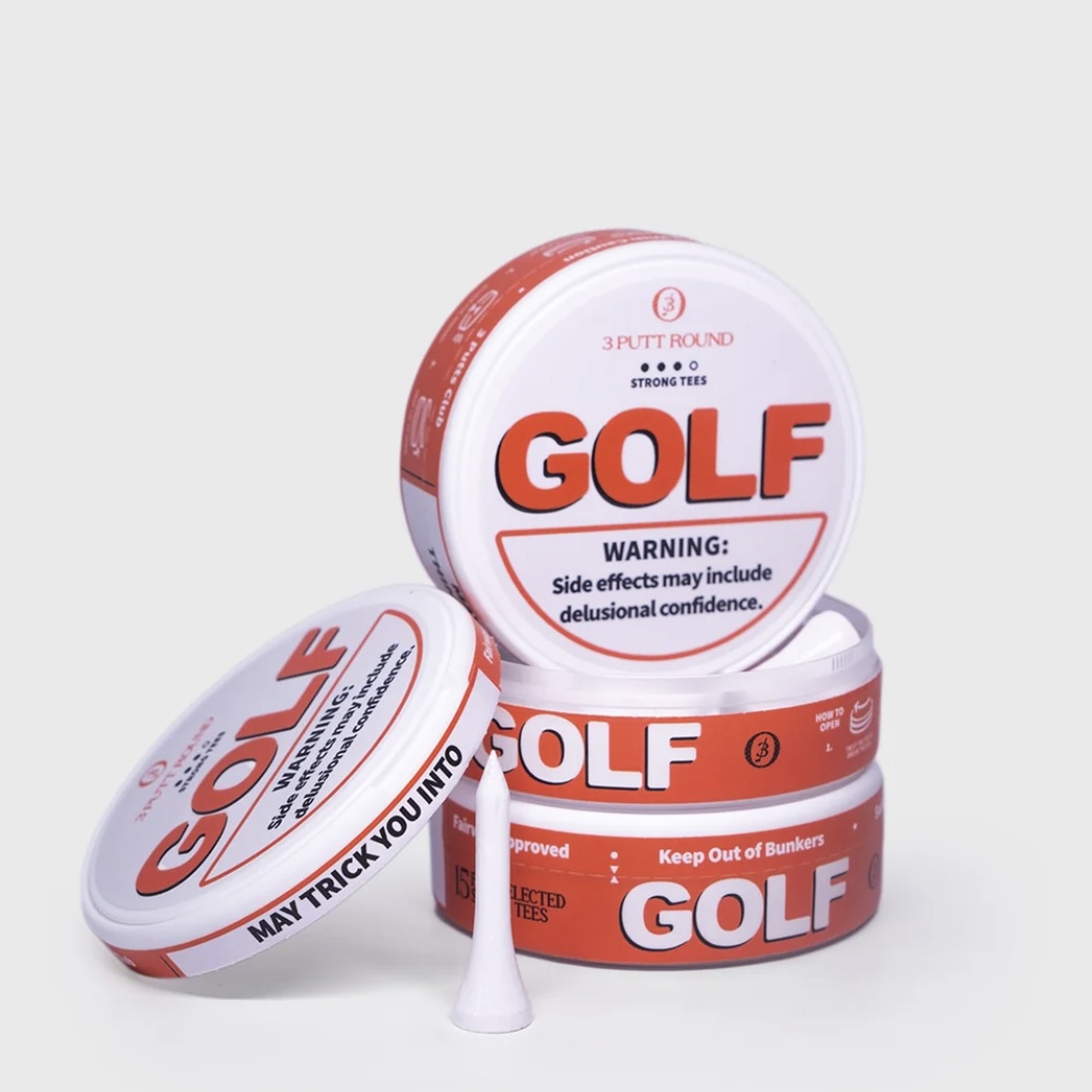 3 PUTT ROUND Tee Upper Decky  ティー Orange オレンジ