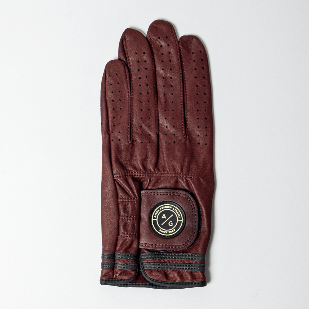 ASHER Men's Glove Left OxBlood
