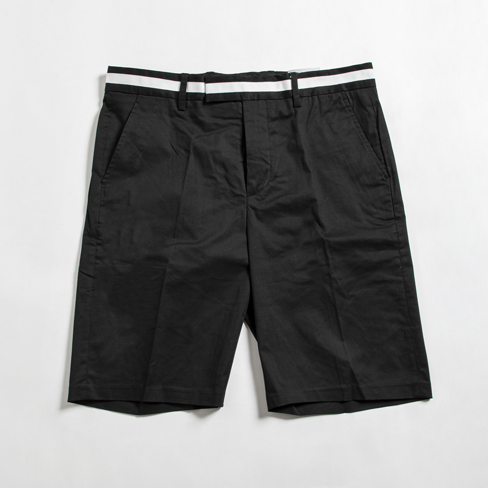 (PRICE DOWN) G/FORE Men's Club Stretch Short Black/White Tape