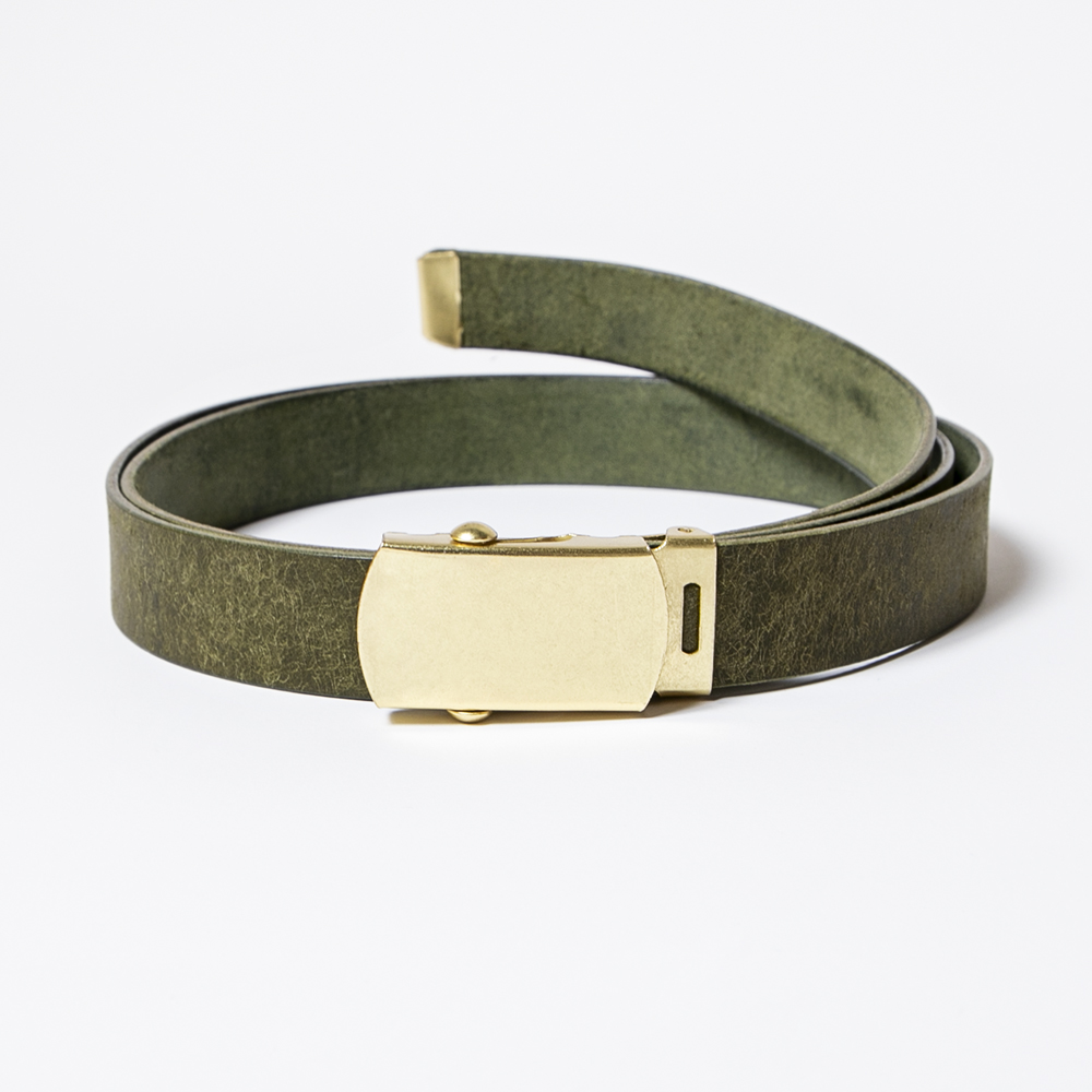 GILLES & LOEWS Unisex Belt Free Pueblo Olive