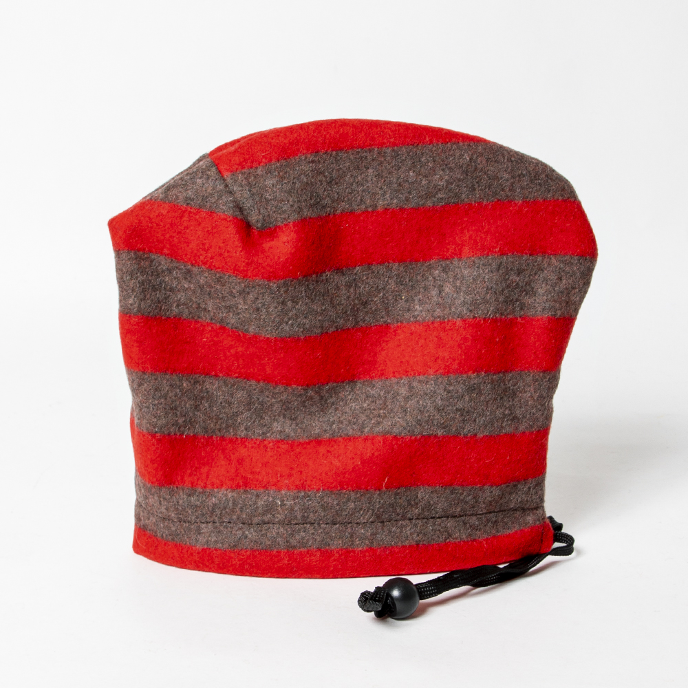 GILLES & LOEWS Iron Cover Stripe Brown/Red