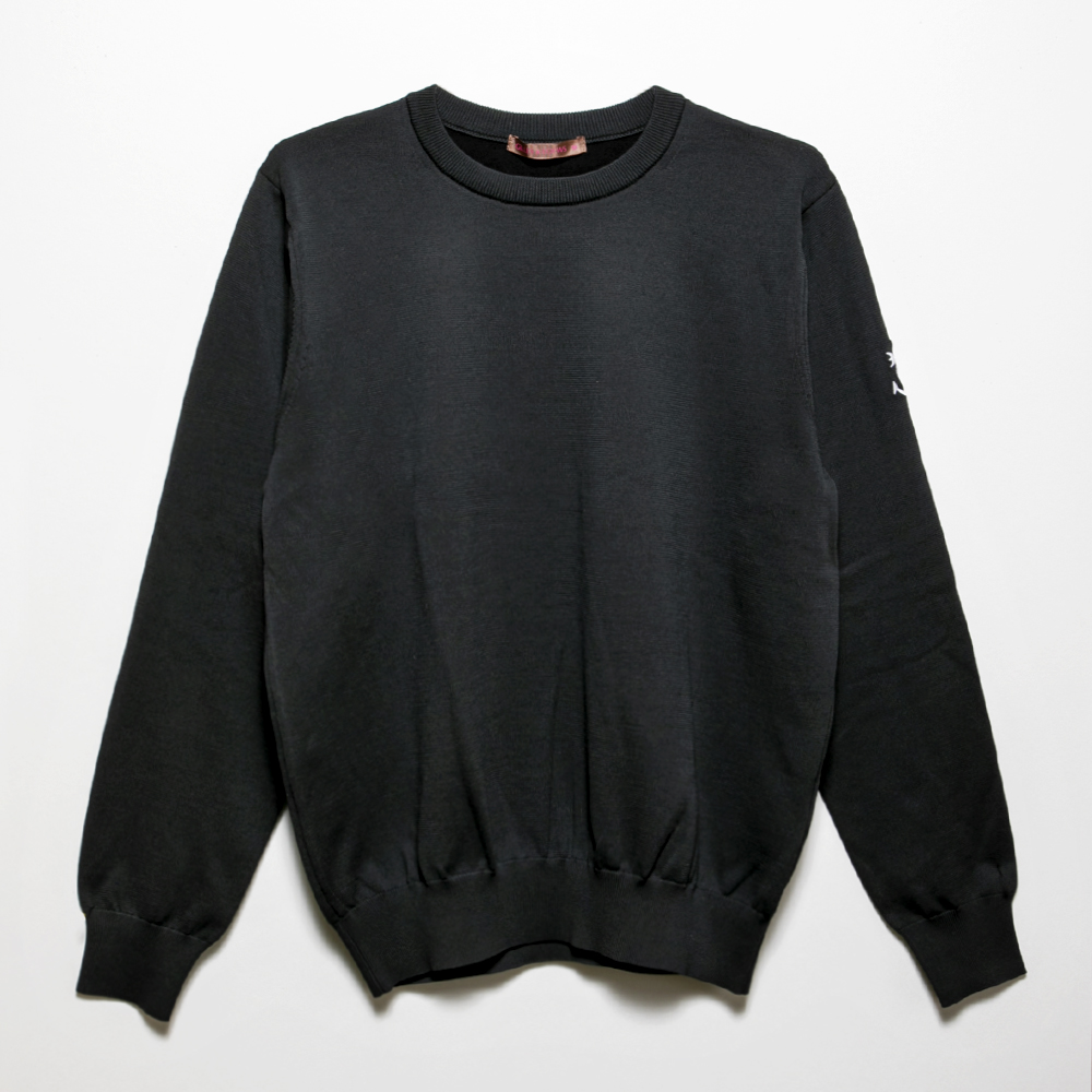 GILLES & LOEWS Unisex Crew Sweater Black