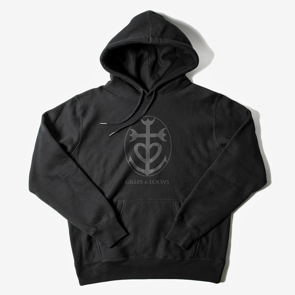 GILLES & LOEWS Sweat Hoodie Black GILLES & LOEWS