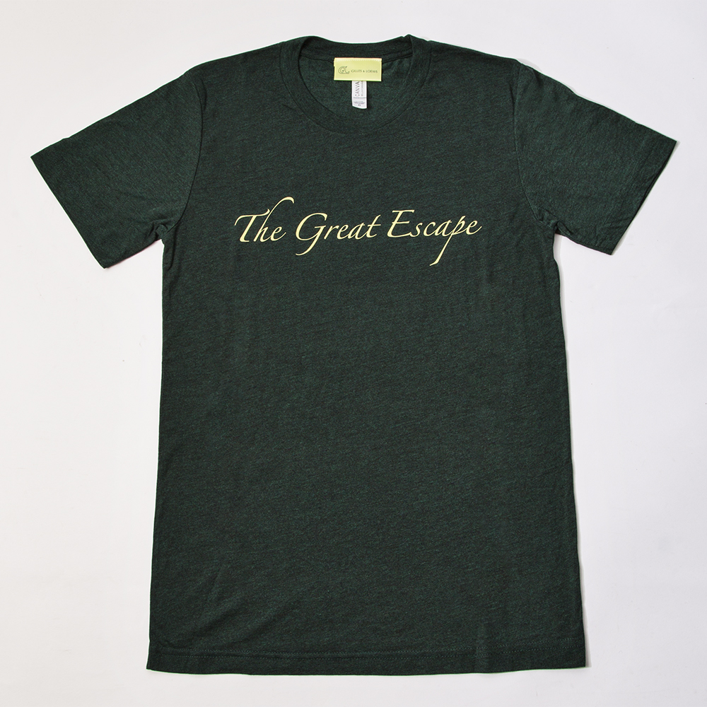 GILLES & LOEWS T-shirt Dark Green The Great Escape