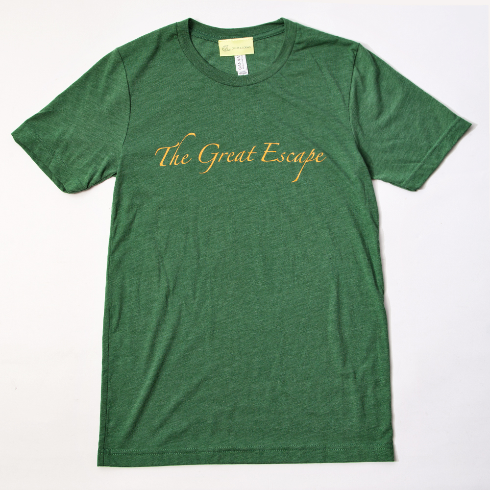 GILLES & LOEWS T-shirt Green The Great Escape