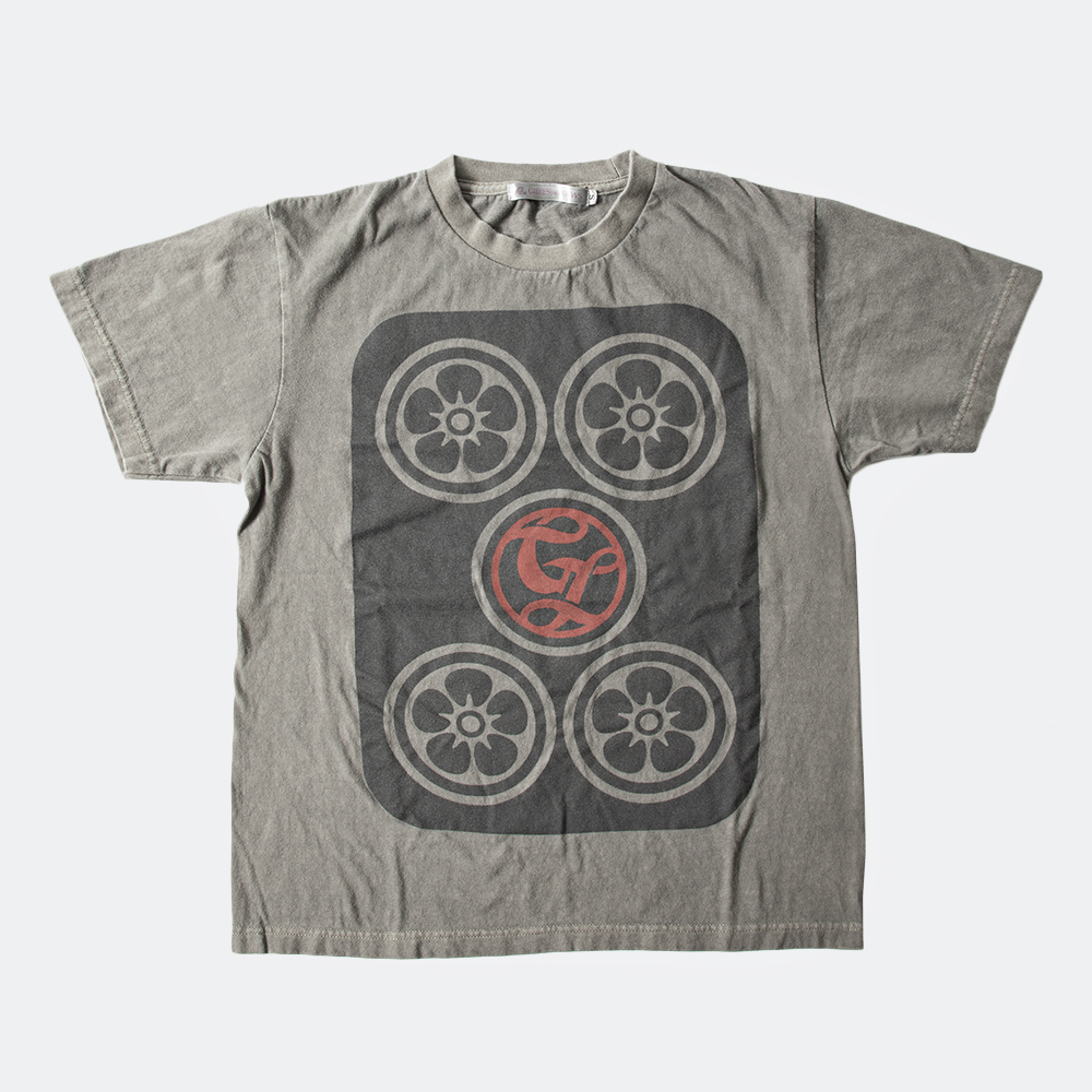 GILLES & LOEWS T-shirt Mahjong Charcoal Grey