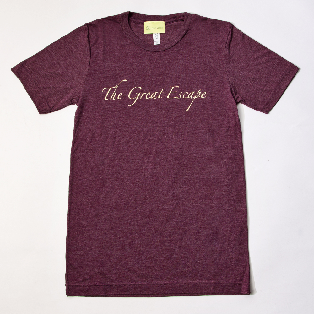 GILLES & LOEWS T-shirt Maroon The Great Escape