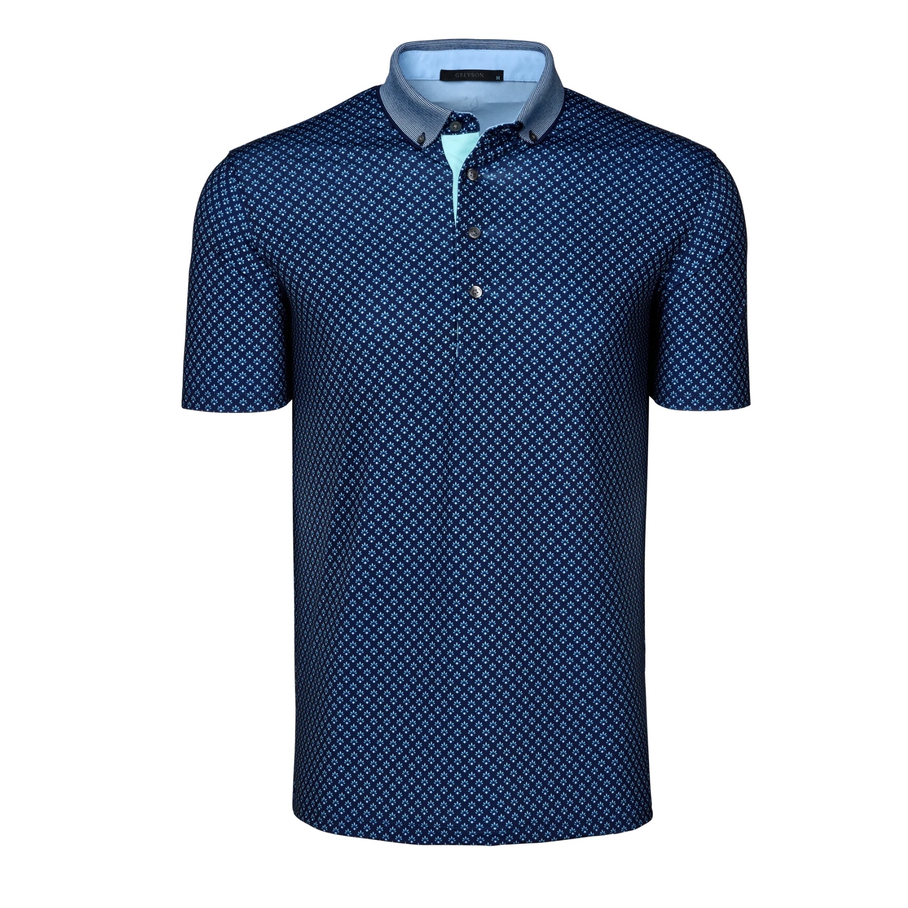 GREYSON Men's Polo 男性用半袖ポロ Angels Crest Maltese Blue ネイビー