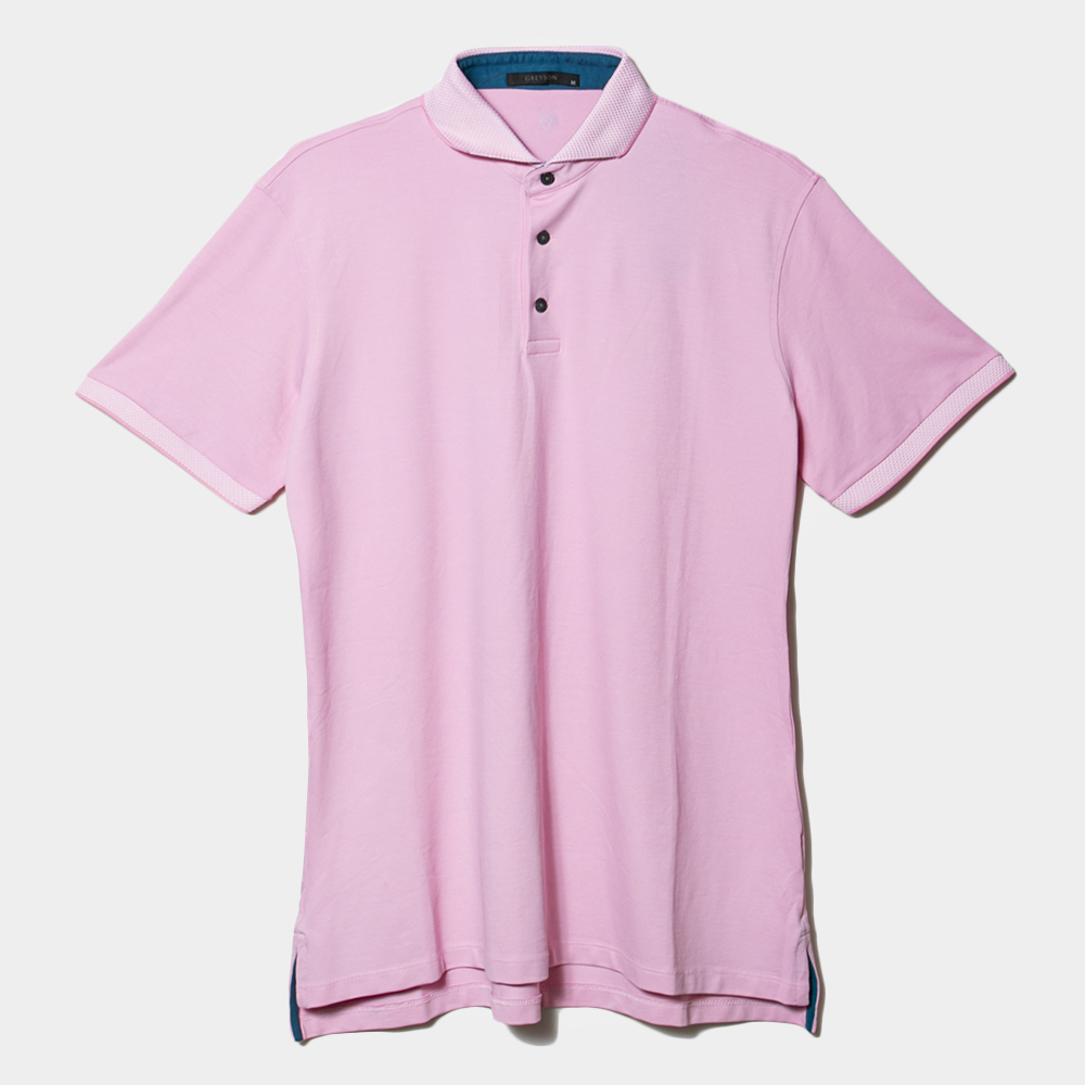 GREYSON Men's Polo 男性用半袖ポロ Cherokee Plumeria ピンク