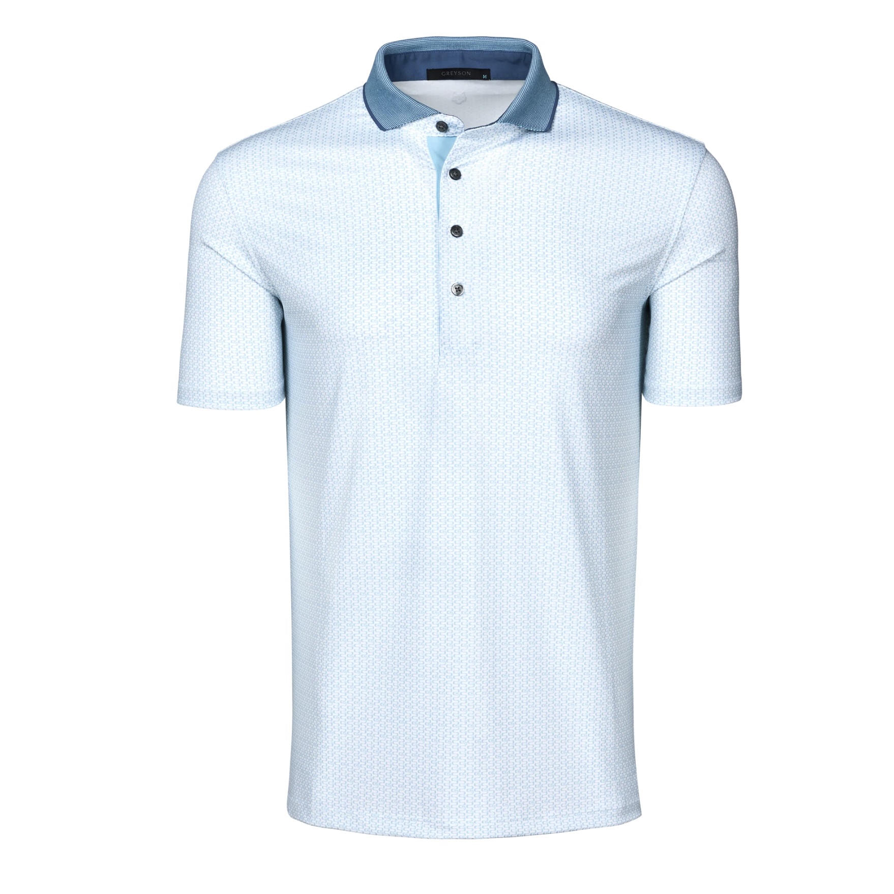 GREYSON Men's Polo 男性用半袖ポロ Iron Serpent Arctic ホワイト