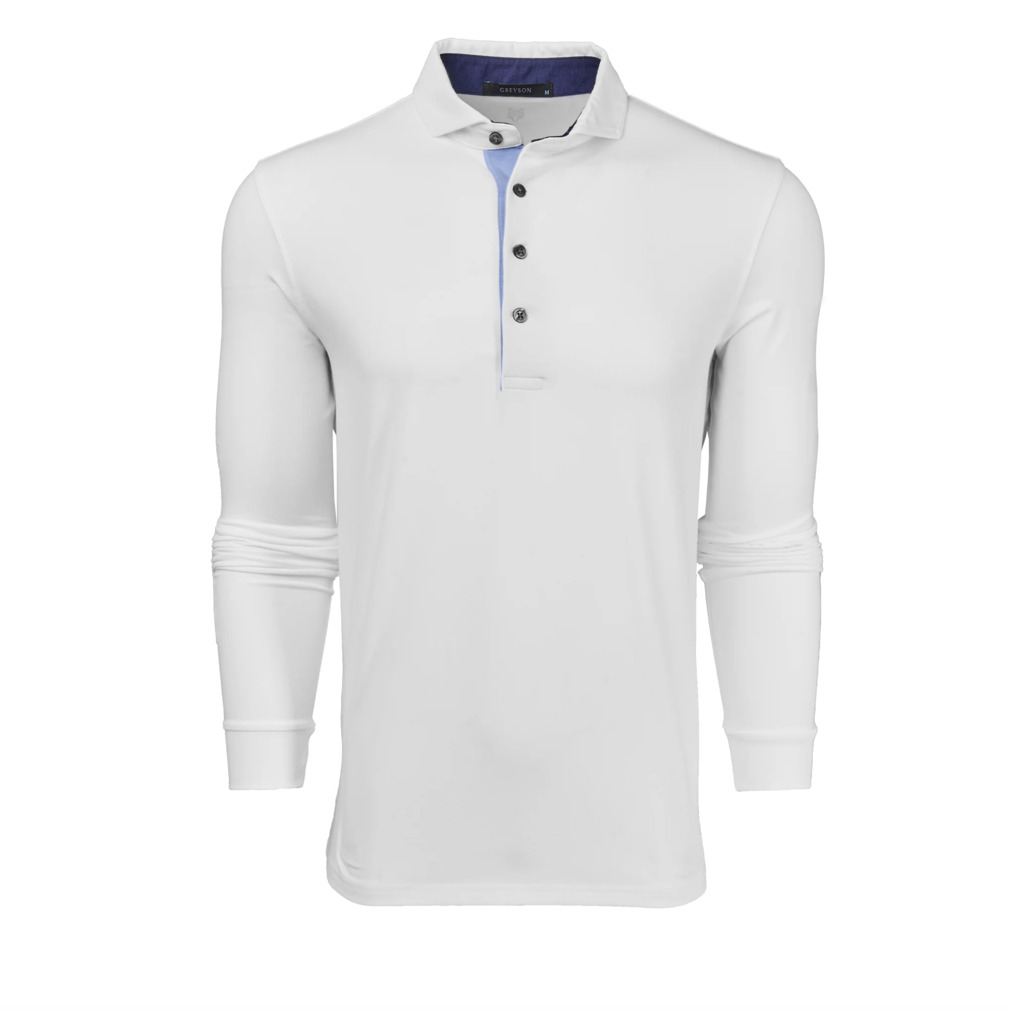 GREYSON Men's Long Sleeve Polo 男性用長袖袖ポロ Apache Arctic ホワイト