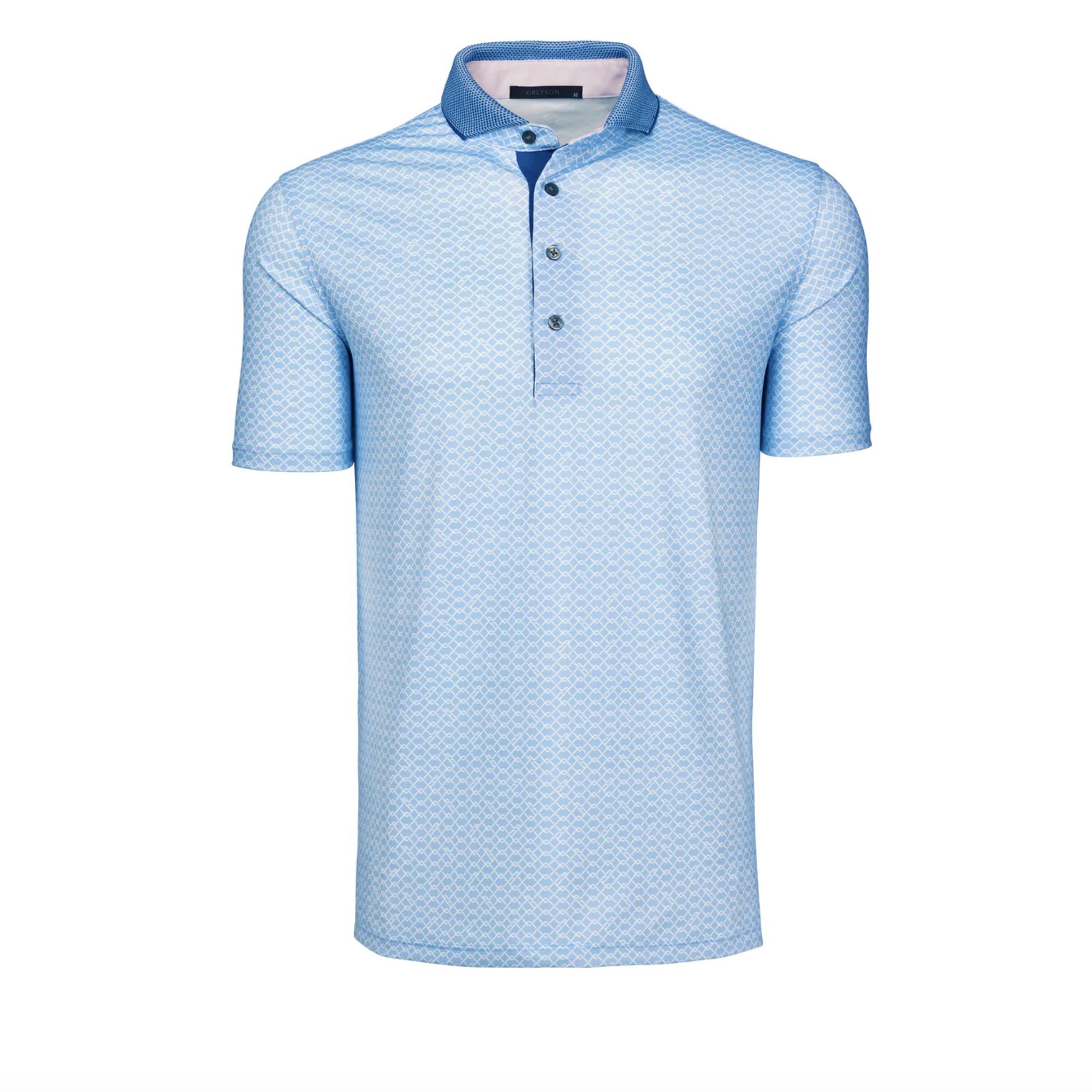 GREYSON Men's Polo 男性用半袖ポロ Pack Line Wolf Blue ライトブルー