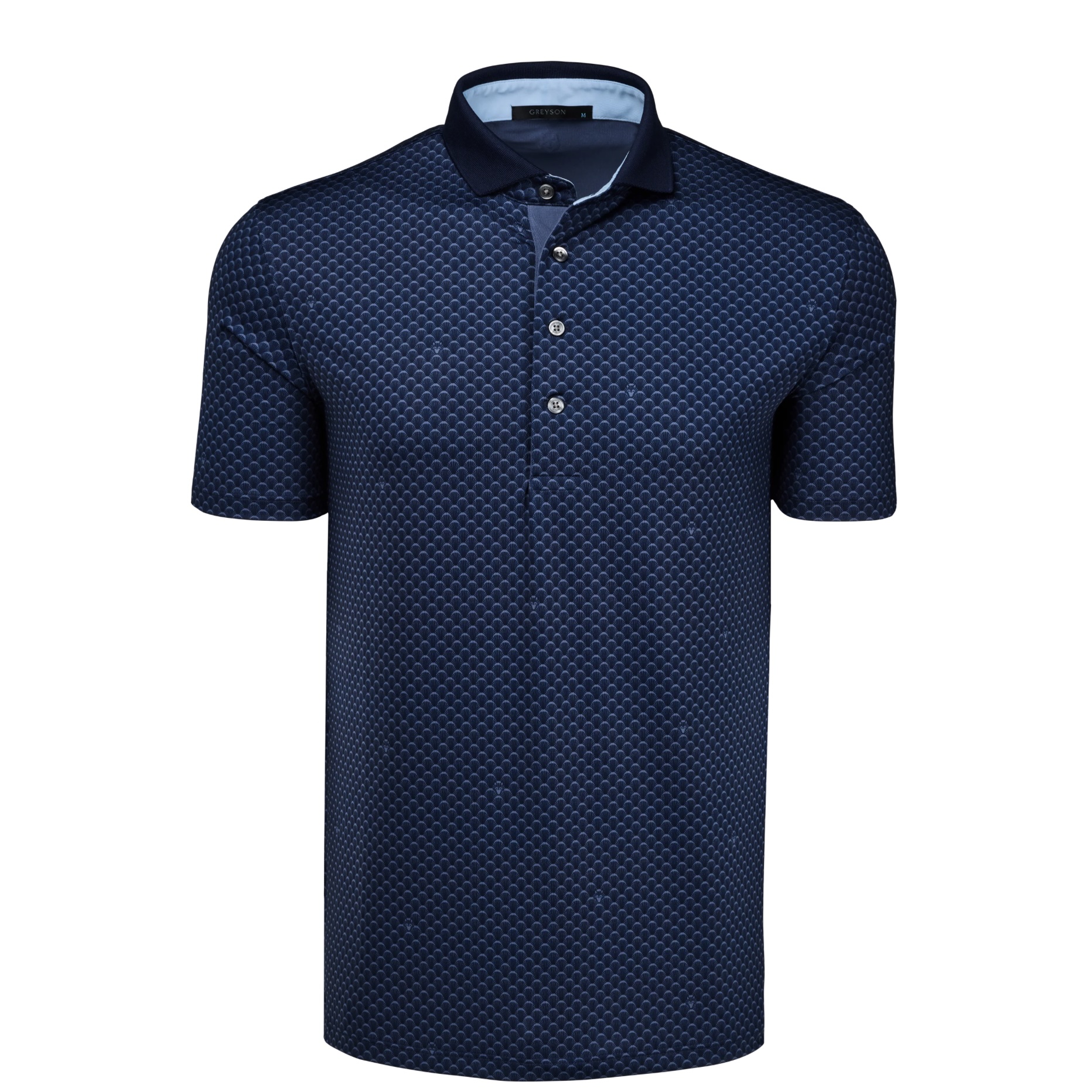 GREYSON Men's Polo ポロ Ponderous Wolf Maltese Blue ネイビー