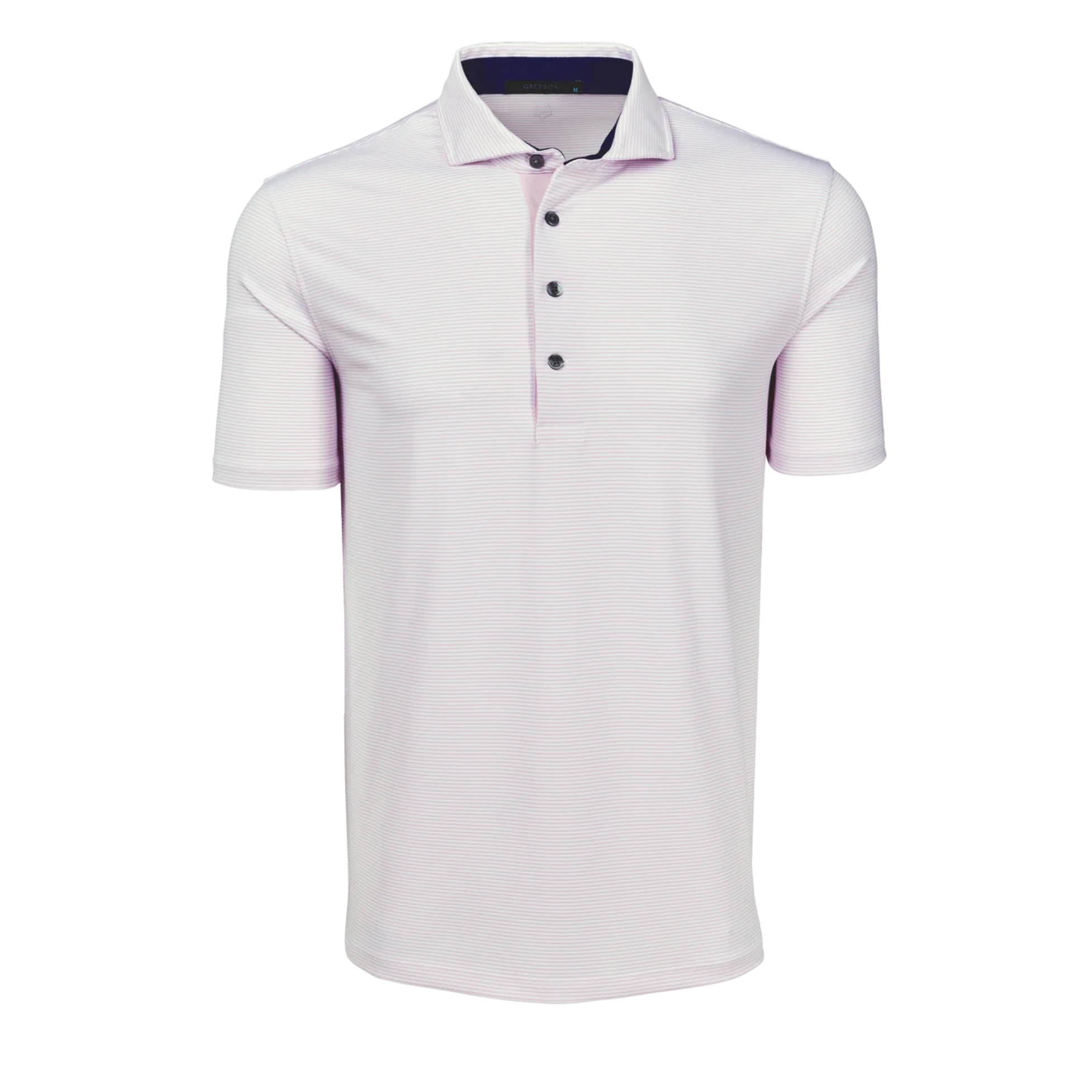 GREYSON Men's Polo 男性用半袖ポロ Saranac White/Pink ホワイト/ピンク