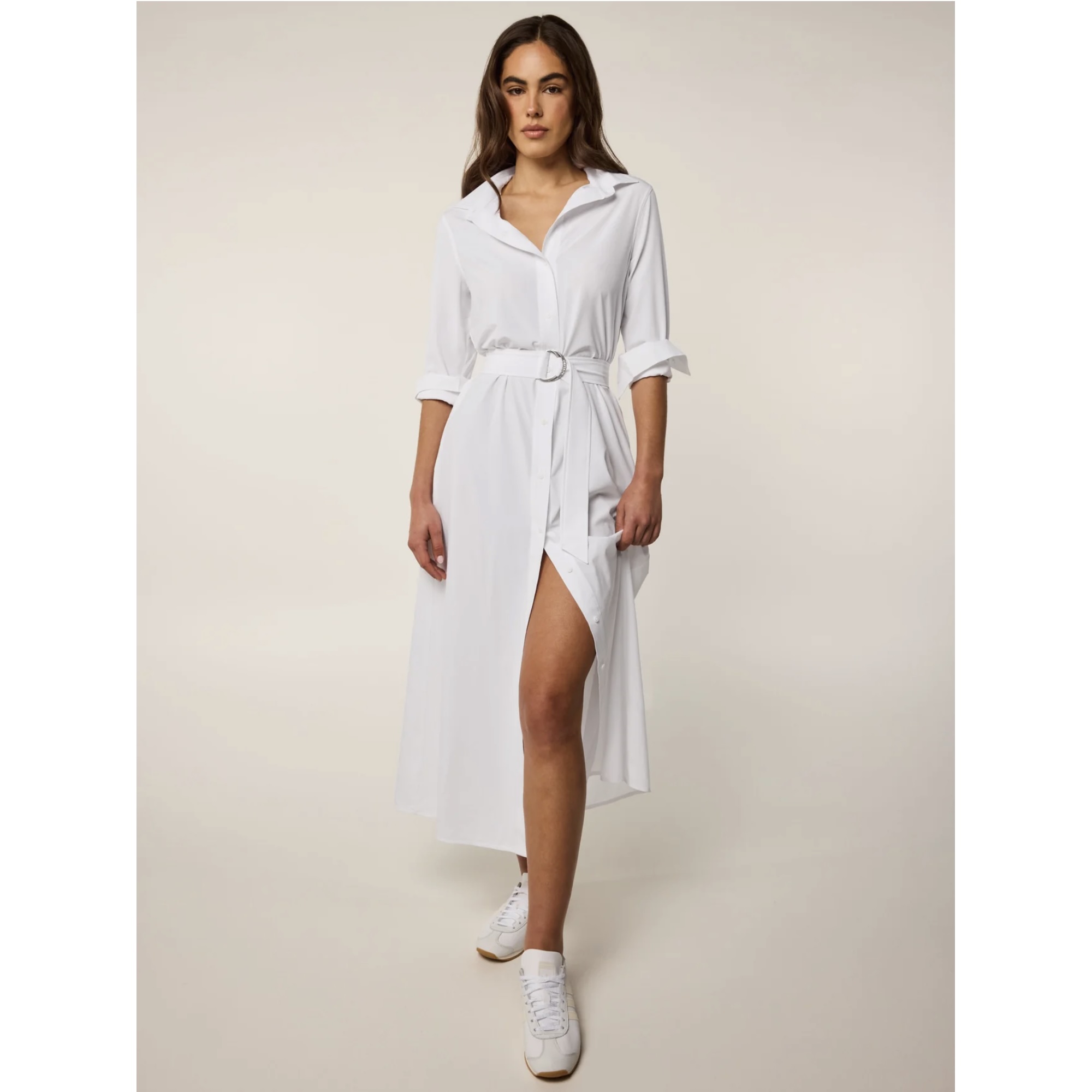 GREYSON Women's Ashe Shirt Dress Arctic