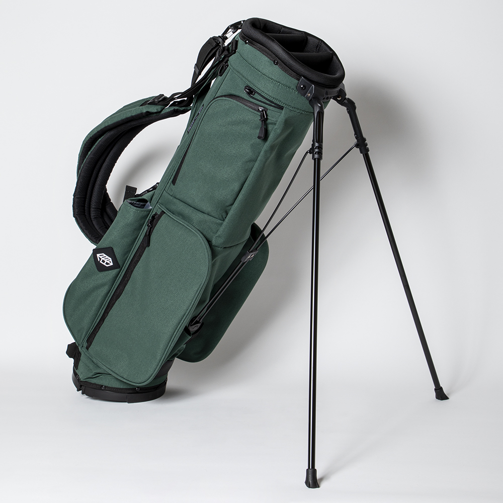 JONES Rover Stand Bag Dark Green  ゴルフスタンドバッグ 8インチ 軽量リップストップ　足出し
