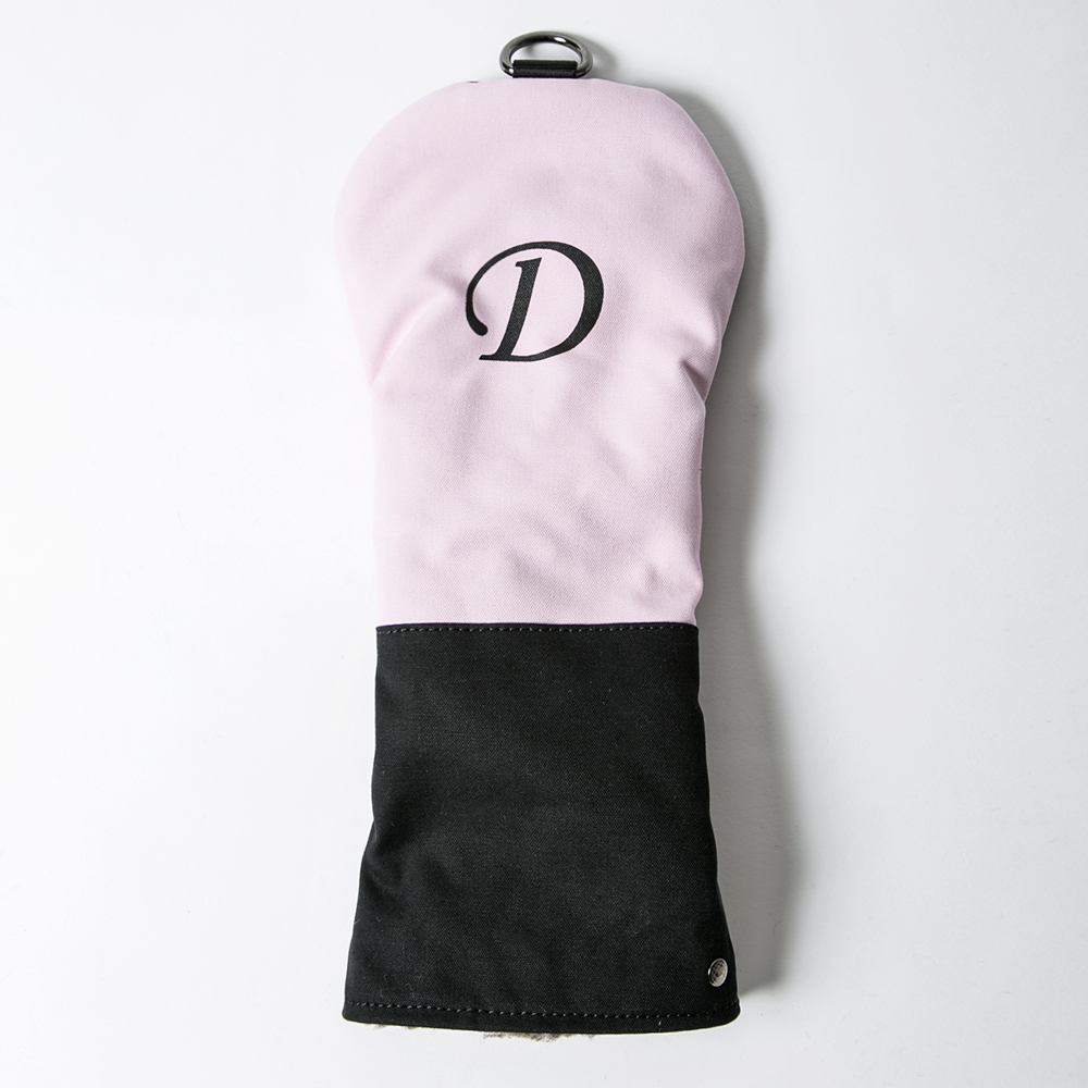 Knee Deep Driver Cover D Cotton Canvas Pink x Black x Grey