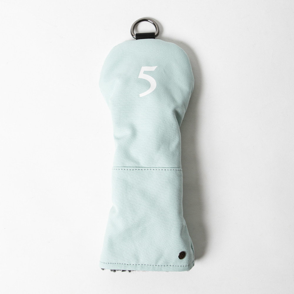 Knee Deep Fairway Wood Cover 5 Cotton Canvas Light Blue