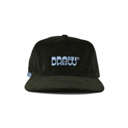 DRAW Cap キャップ Corduroy コーデュロイ Forest Green グリーン