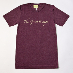 GILLES & LOEWS T-shirt Maroon The Great Escape