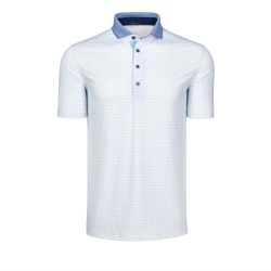 GREYSON Men's Polo 男性用半袖ポロ Icon Edge Arctic ホワイト