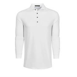 GREYSON Men's Long Sleeve Polo 男性用長袖袖ポロ Omaha Arctic ホワイト
