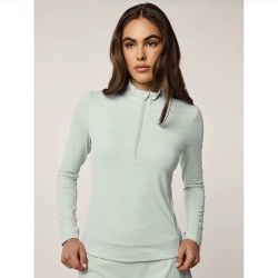 GREYSON Women's Quarter Zip クォータージップ Halley Shore ミントブルー