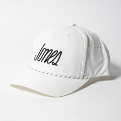 JONES CAP Chain Rope Punching White