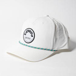 JONES CAP Circle Patch Rope Punching White