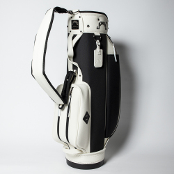 JONES RIDER Black Ripstop ゴルフキャディバッグ 9インチ　軽量リップストップ素材　全体