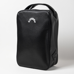 JONES クラシック シューズケース All Black メンズ用 耐久性PVC素材