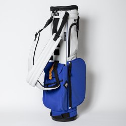 JONES Rover Stand Bag Cement/Cobalt Blue  ゴルフスタンドバッグ 8インチ 軽量リップストップ　全体　
