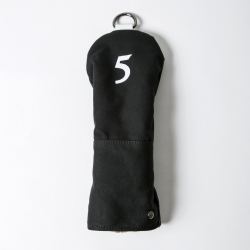 Knee Deep Fairway Wood Cover 5 Cotton Canvas Black