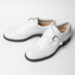 LAMBDA Men's Dijon Monk Strap White