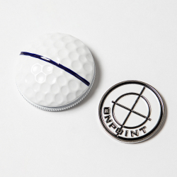 ON POINT Ball Marker Set White