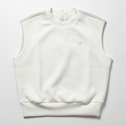 OTTGIPSA Women's Crew Vest Ivory/Oatmeal