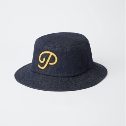 Public Drip パブリックドリップ Bucket Hat 帽子 Big P Denim Indigo ブルー